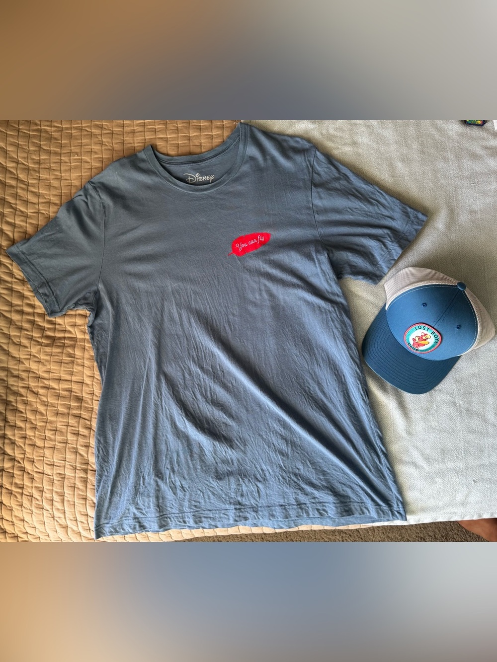 Harvey’s Peter Pan Shirt & Hat Combo - EUC
